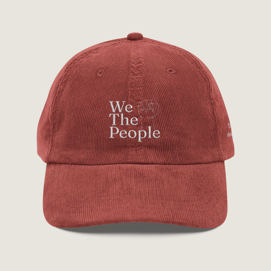 Ravenwood Hollow Apparel | Vintage Corduroy Cap (Embroidery) | "We the people"