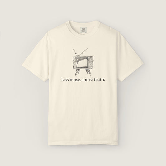 Ravenwood Hollow Apparel | Unisex Garment-Dyed Tee | "less noise. more truth."