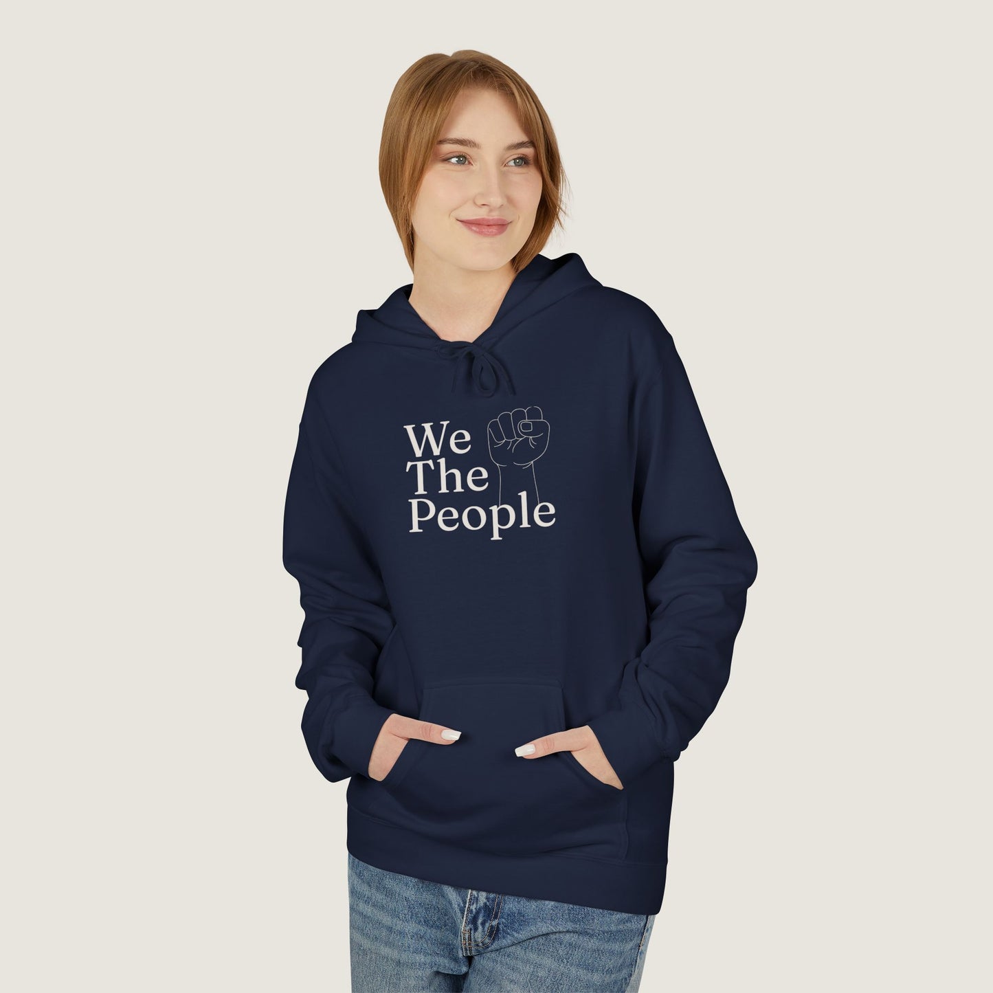 Ravenwood Hollow Apparel | Unisex Midweight Softstyle Fleece Hoodie | "We the people"