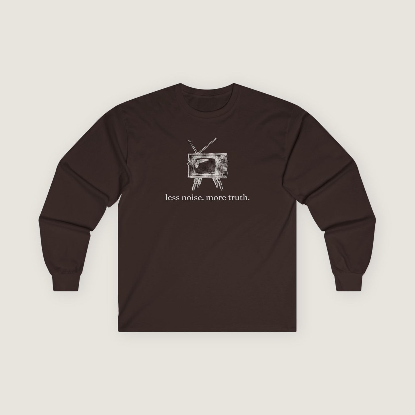 Ravenwood Hollow Apparel | Unisex Long Sleeve Tee | "less noise. more truth."