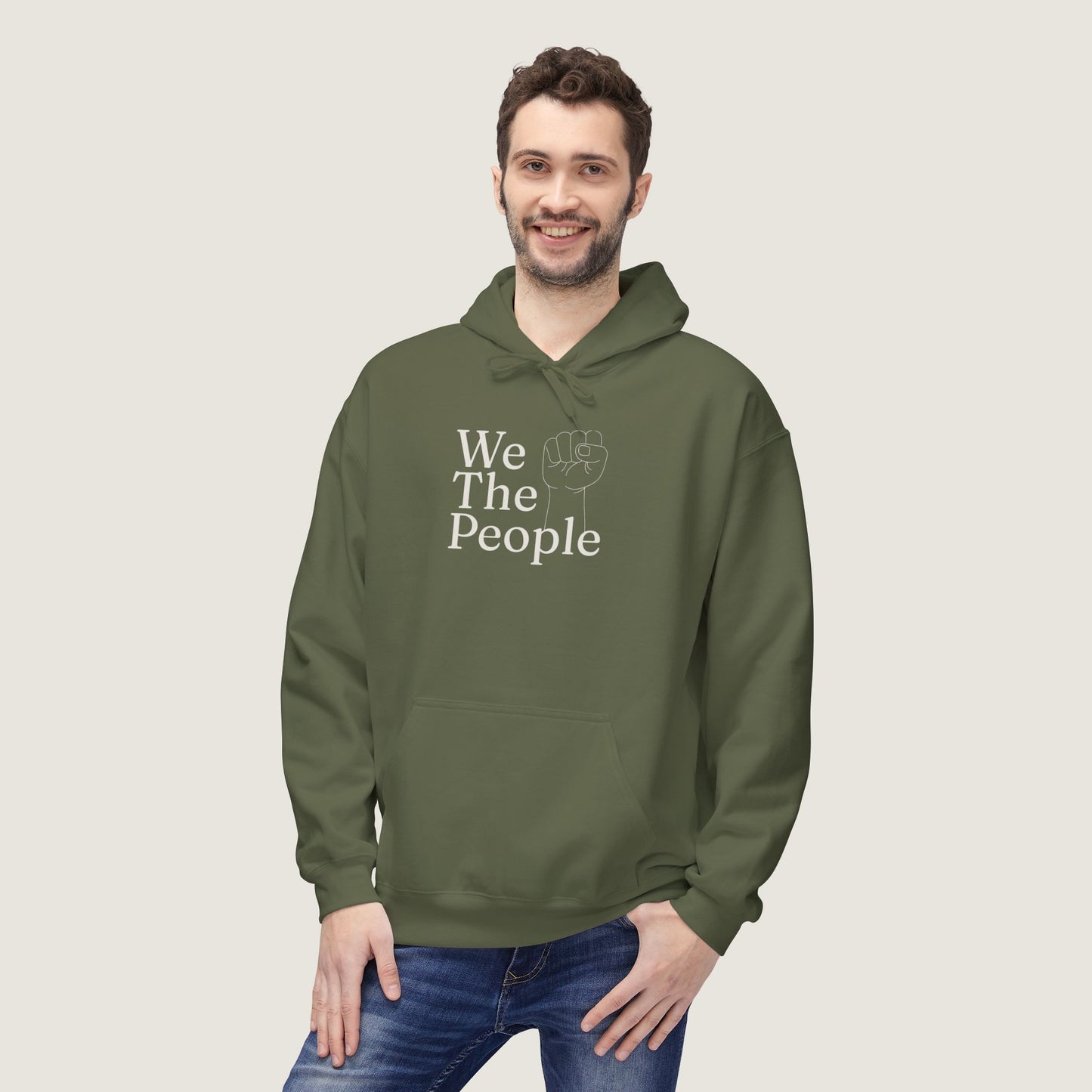 Ravenwood Hollow Apparel | Unisex Midweight Softstyle Fleece Hoodie | "We the people"