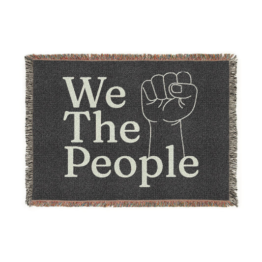 Ravenwood Hollow Home Decor | Woven Blanket | "We the people"