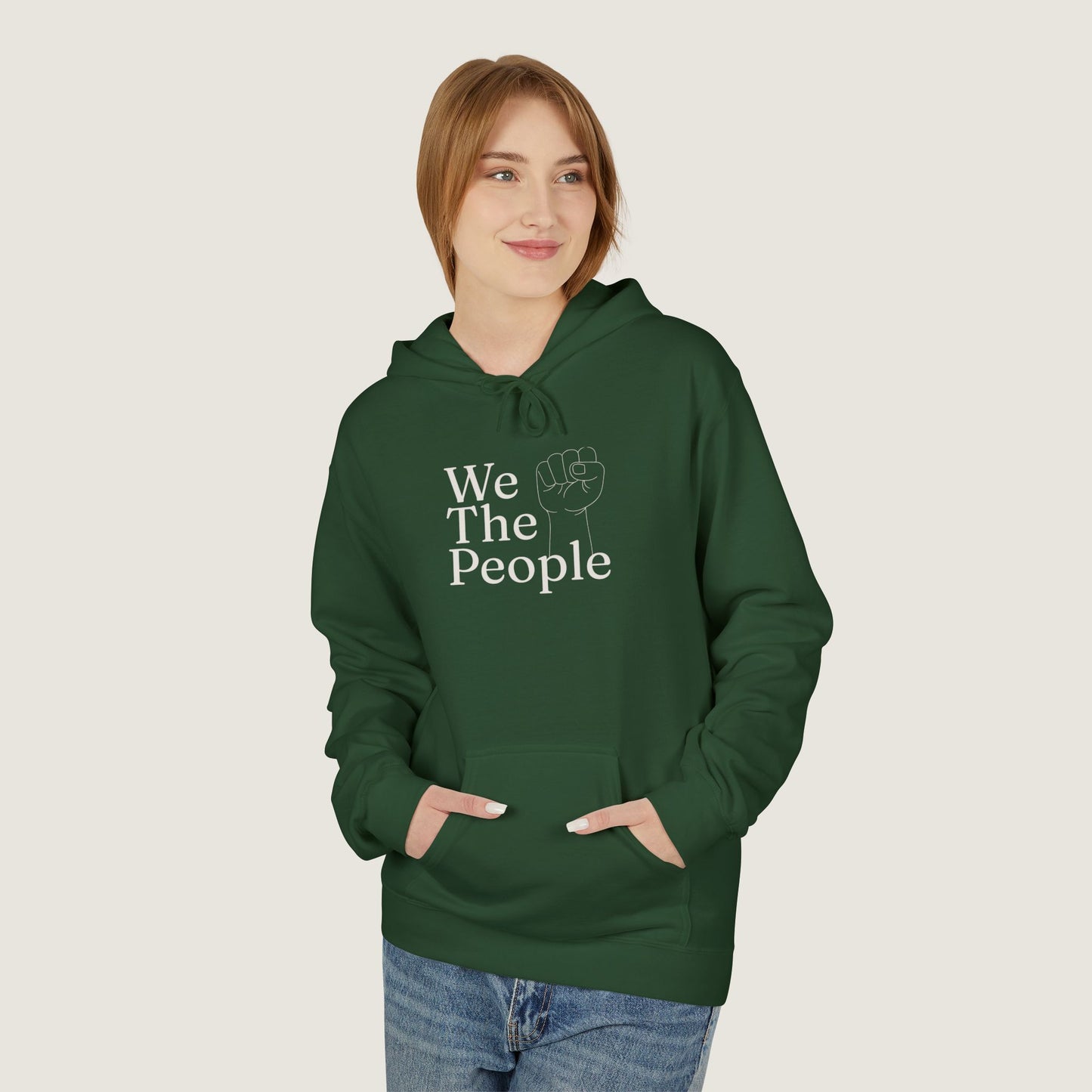 Ravenwood Hollow Apparel | Unisex Midweight Softstyle Fleece Hoodie | "We the people"