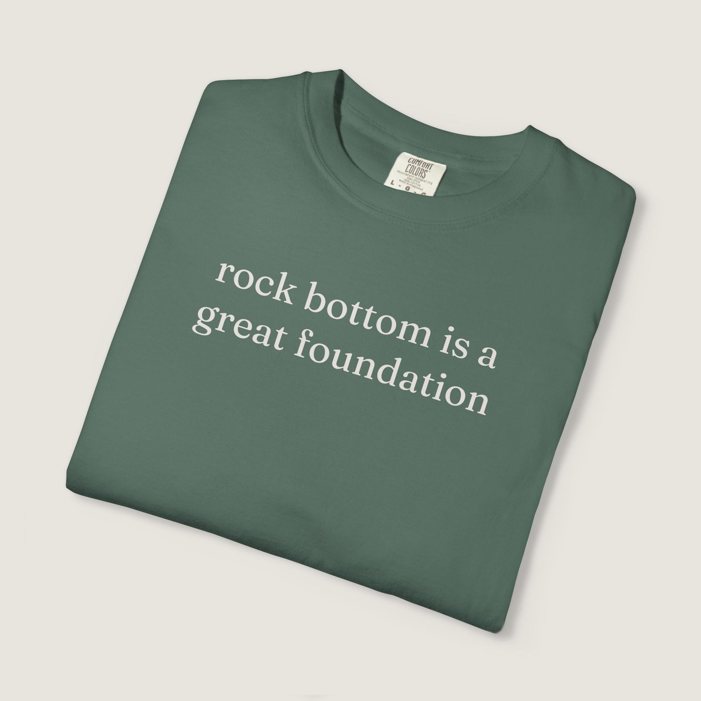 Ravenwood Hollow Apparel | Unisex Garment-Dyed Tee | "rock bottom"