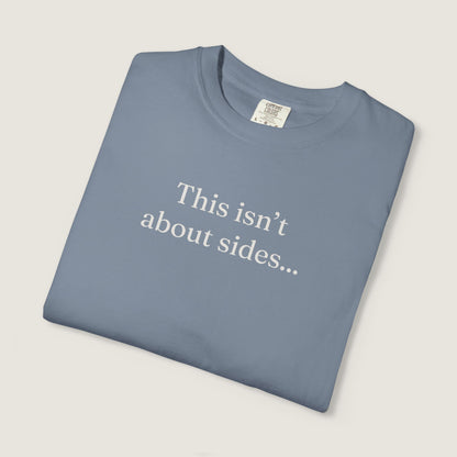 Ravenwood Hollow Apparel | Unisex Garment-dyed Tee | "This isn't about sides"