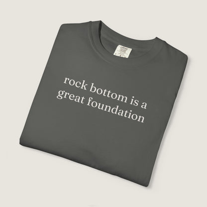 Ravenwood Hollow Apparel | Unisex Garment-Dyed Tee | "rock bottom"