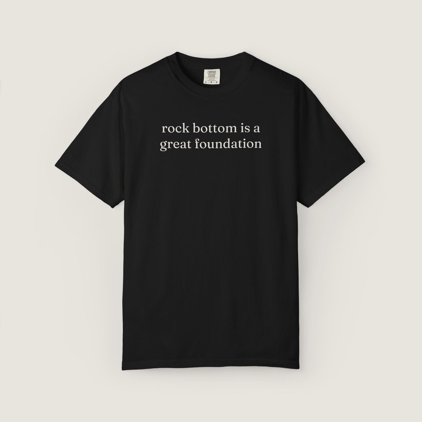 Ravenwood Hollow Apparel | Unisex Garment-Dyed Tee | "rock bottom"