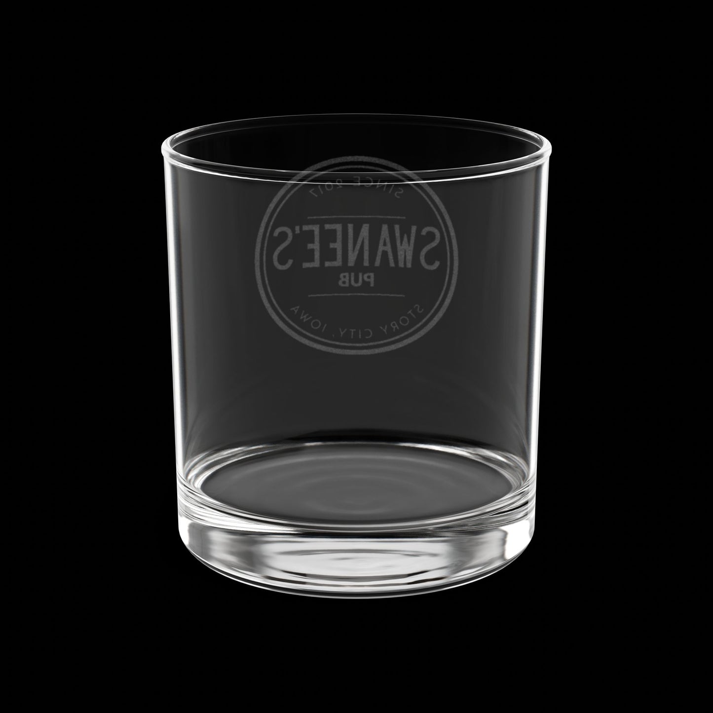Swanee's Pub Drinkware | Engraved Whiskey Glass (10.5 oz)