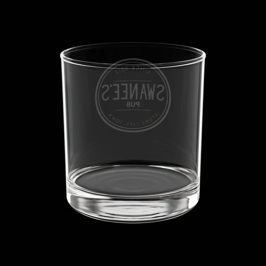 Swanee's Pub Drinkware | Engraved Whiskey Glass (10.5 oz)