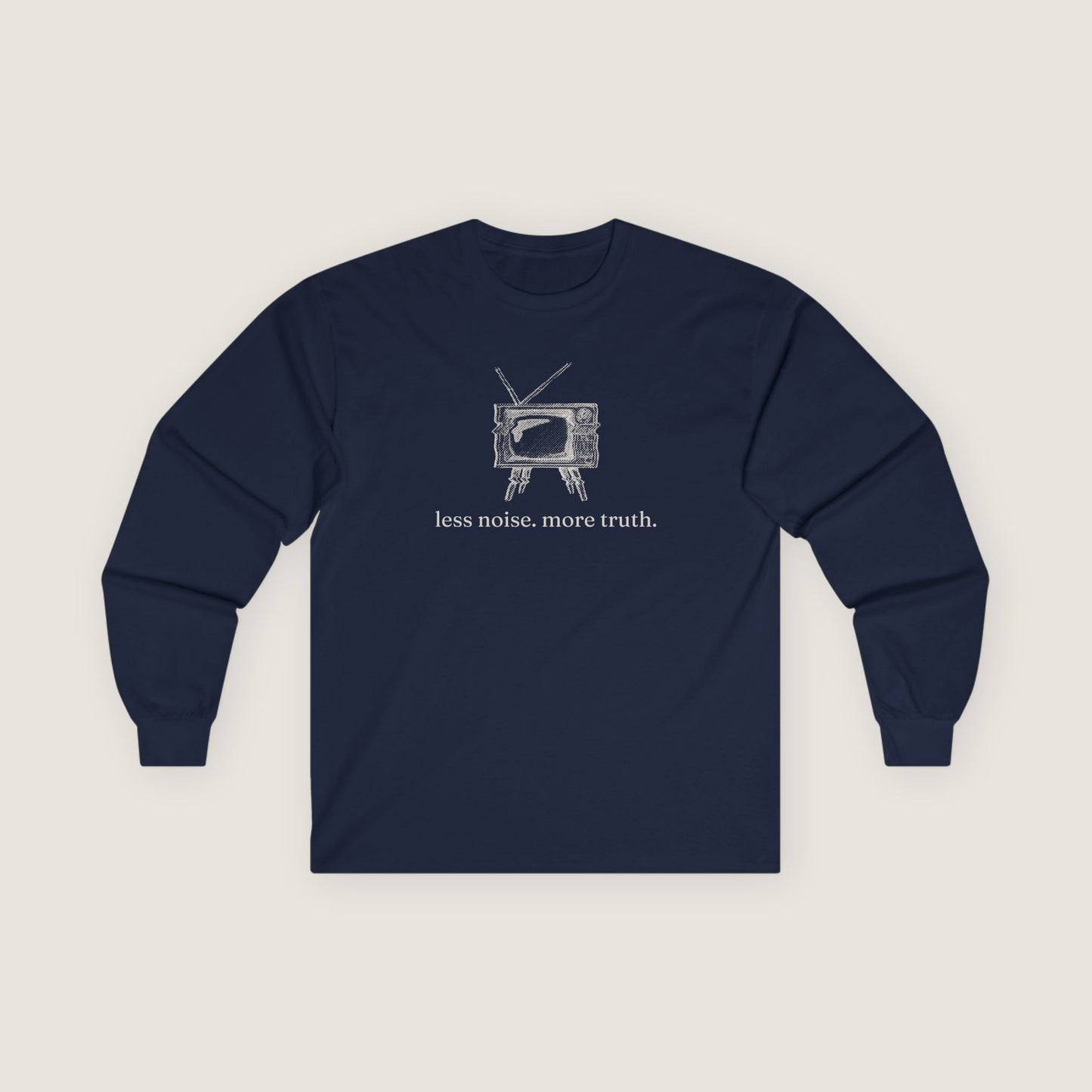 Ravenwood Hollow Apparel | Unisex Long Sleeve Tee | "less noise. more truth."