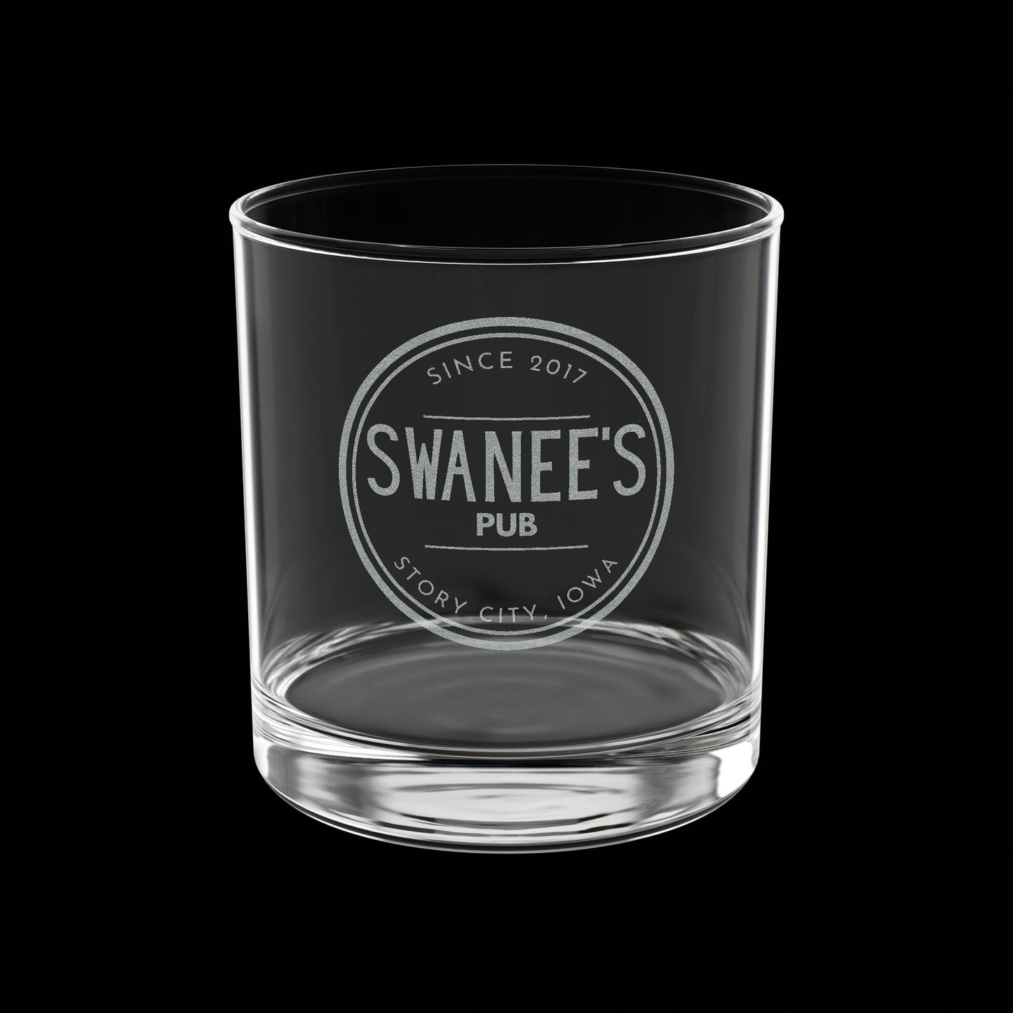 Swanee's Pub Drinkware | Engraved Whiskey Glass (10.5 oz)
