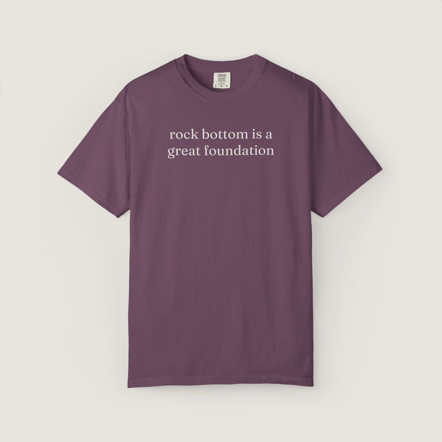 Ravenwood Hollow Apparel | Unisex Garment-Dyed Tee | "rock bottom"