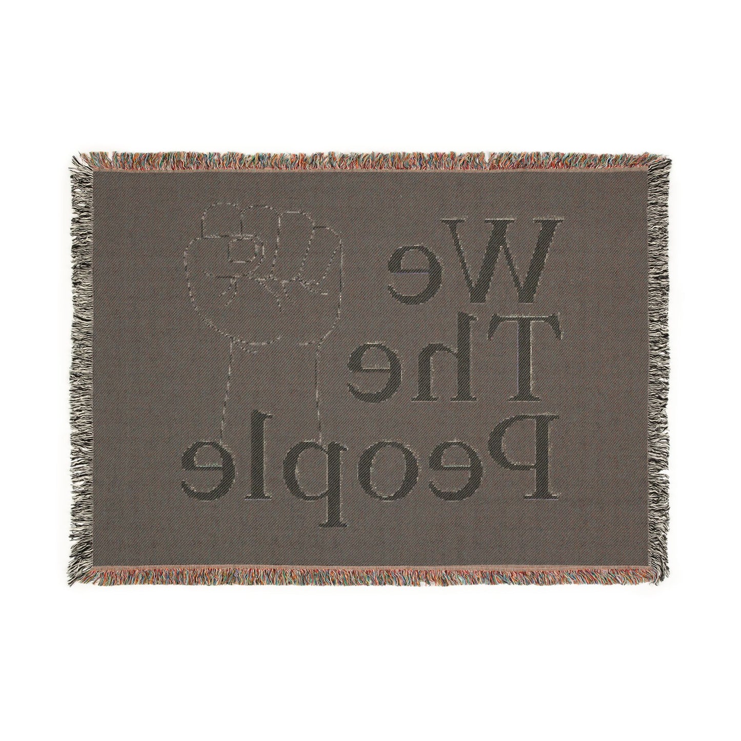 Ravenwood Hollow Home Decor | Woven Blanket | "We the people"