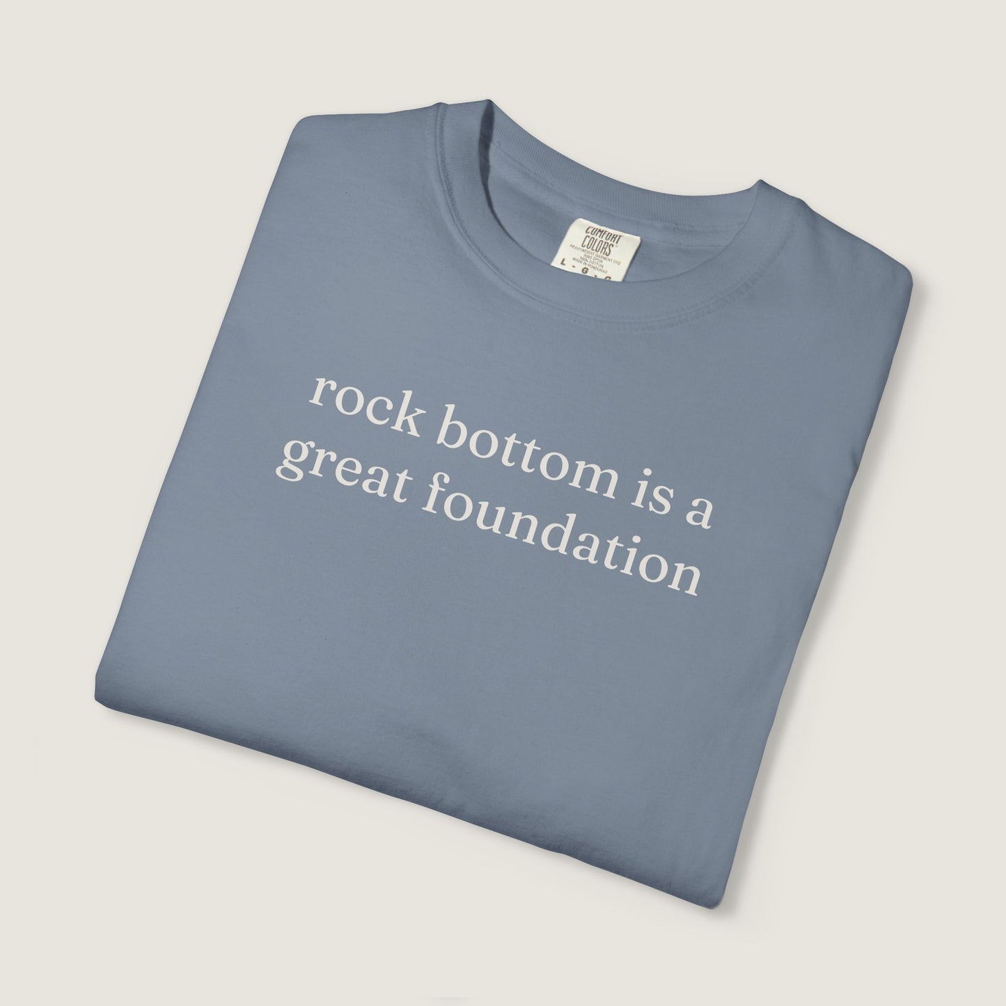 Ravenwood Hollow Apparel | Unisex Garment-Dyed Tee | "rock bottom"