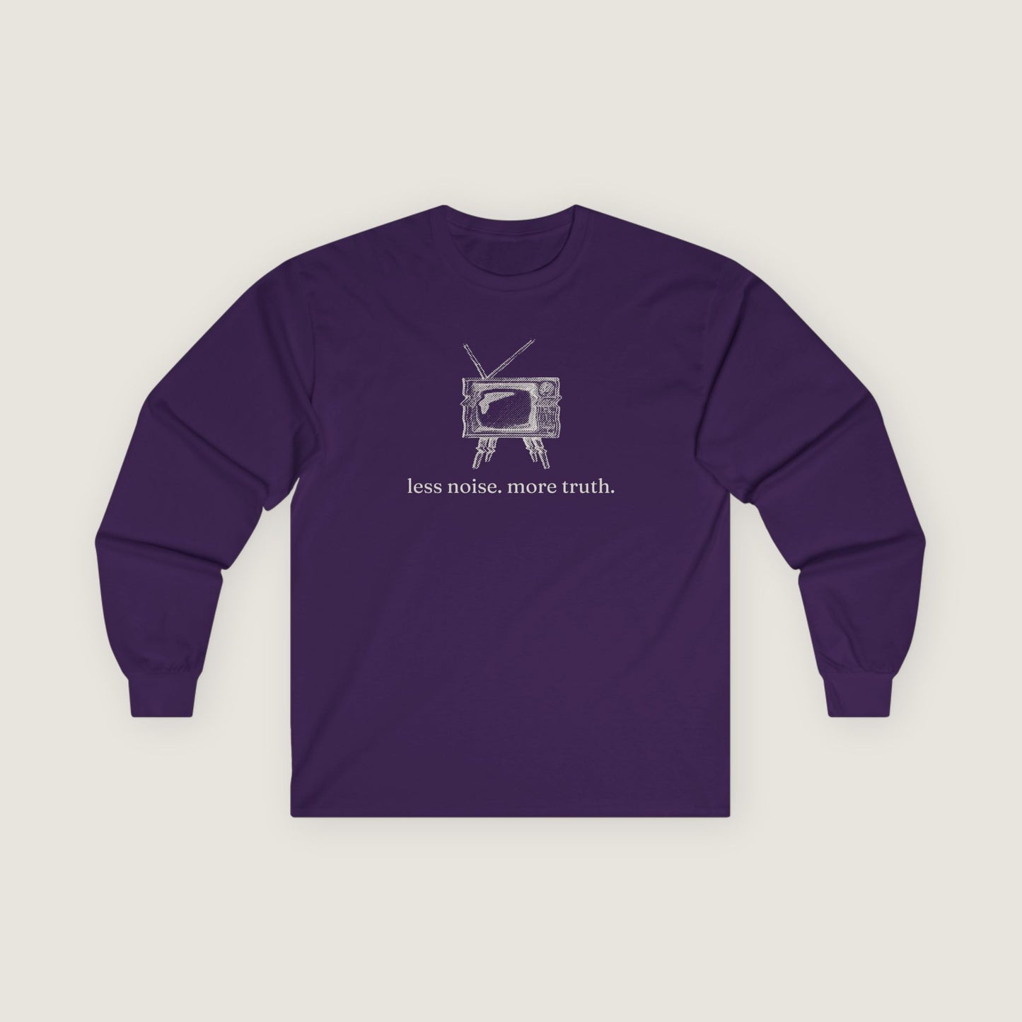 Ravenwood Hollow Apparel | Unisex Long Sleeve Tee | "less noise. more truth."