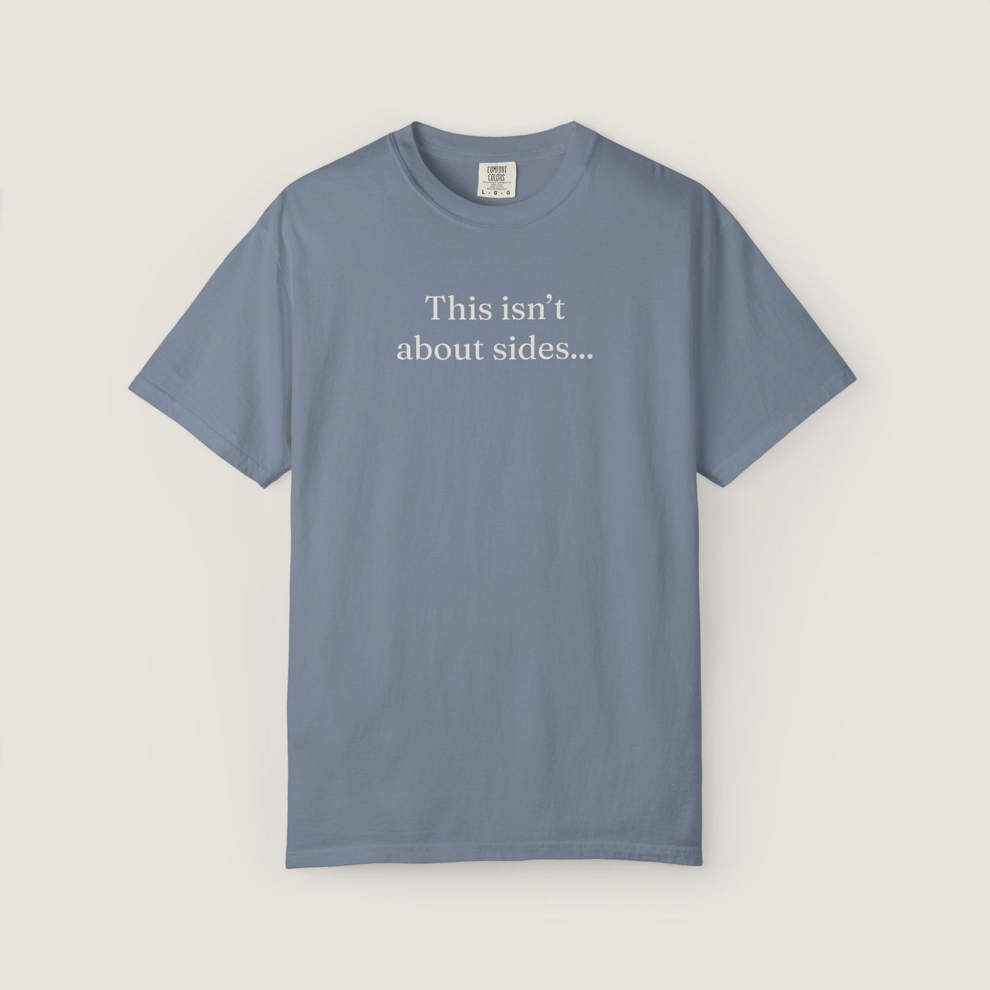 Ravenwood Hollow Apparel | Unisex Garment-dyed Tee | "This isn't about sides"