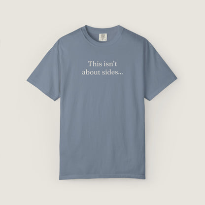 Ravenwood Hollow Apparel | Unisex Garment-dyed Tee | "This isn't about sides"