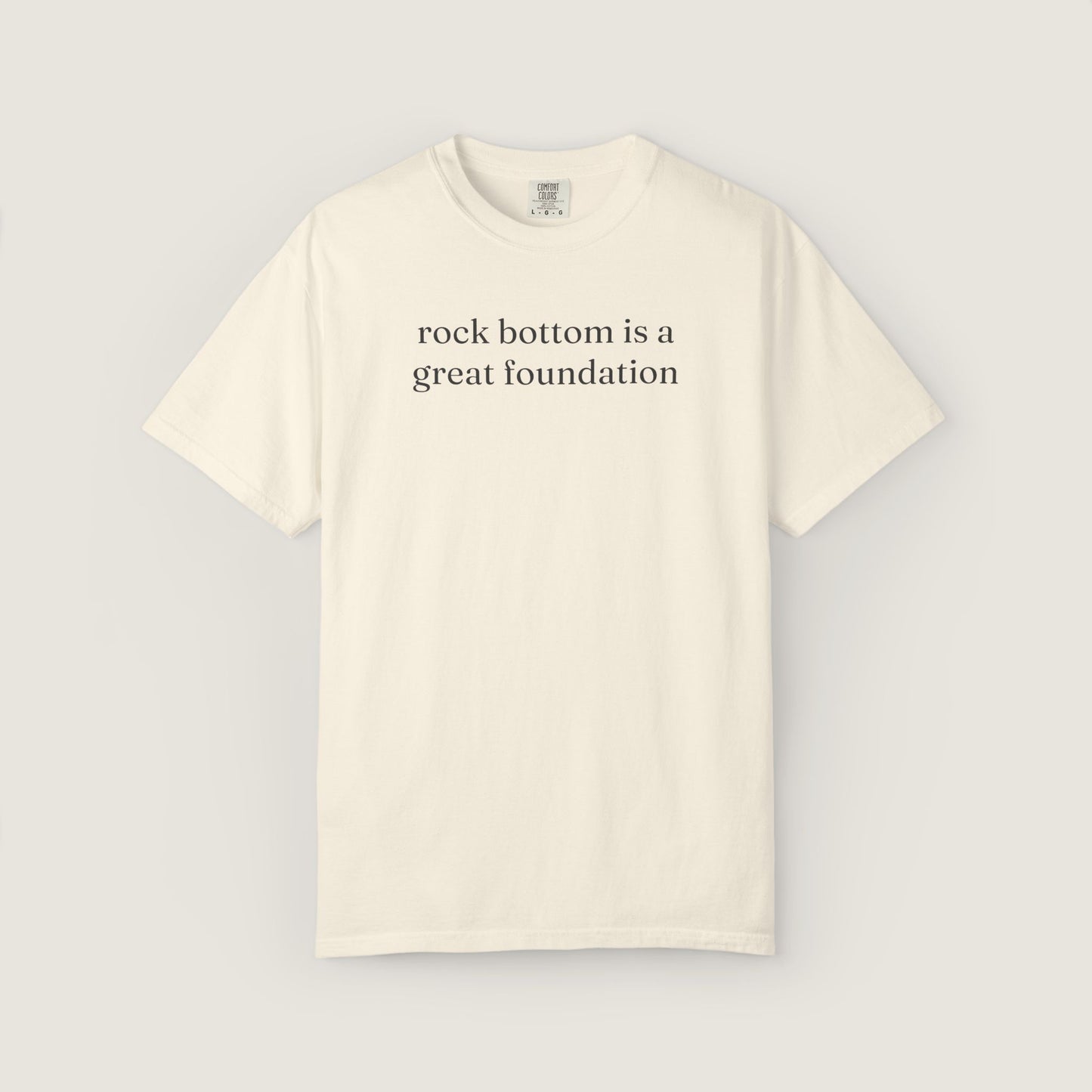 Ravenwood Hollow Apparel | Unisex Garment-Dyed Tee | "rock bottom"