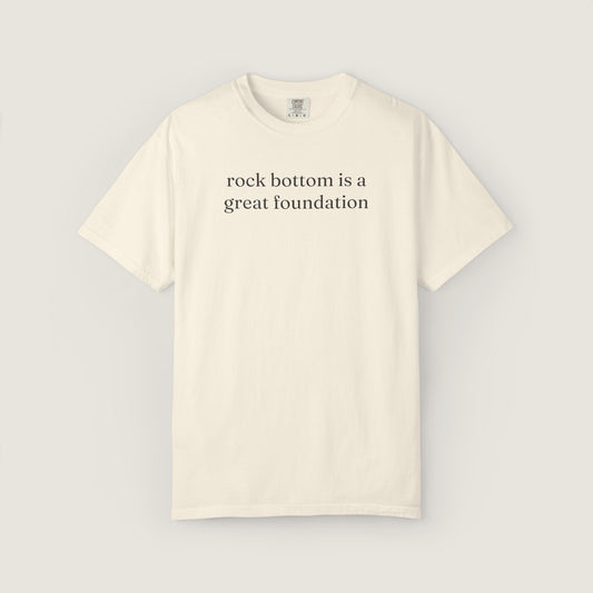 Ravenwood Hollow Apparel | Unisex Garment-Dyed Tee | "rock bottom"