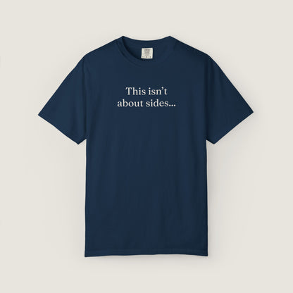 Ravenwood Hollow Apparel | Unisex Garment-dyed Tee | "This isn't about sides"