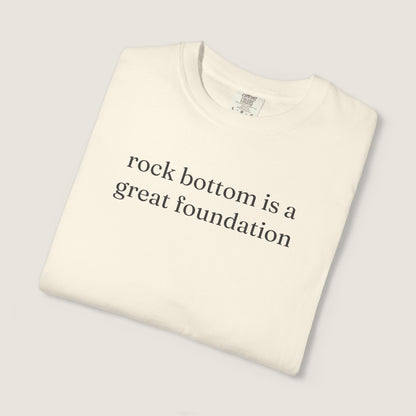 Ravenwood Hollow Apparel | Unisex Garment-Dyed Tee | "rock bottom"