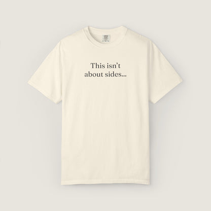 Ravenwood Hollow Apparel | Unisex Garment-dyed Tee | "This isn't about sides"