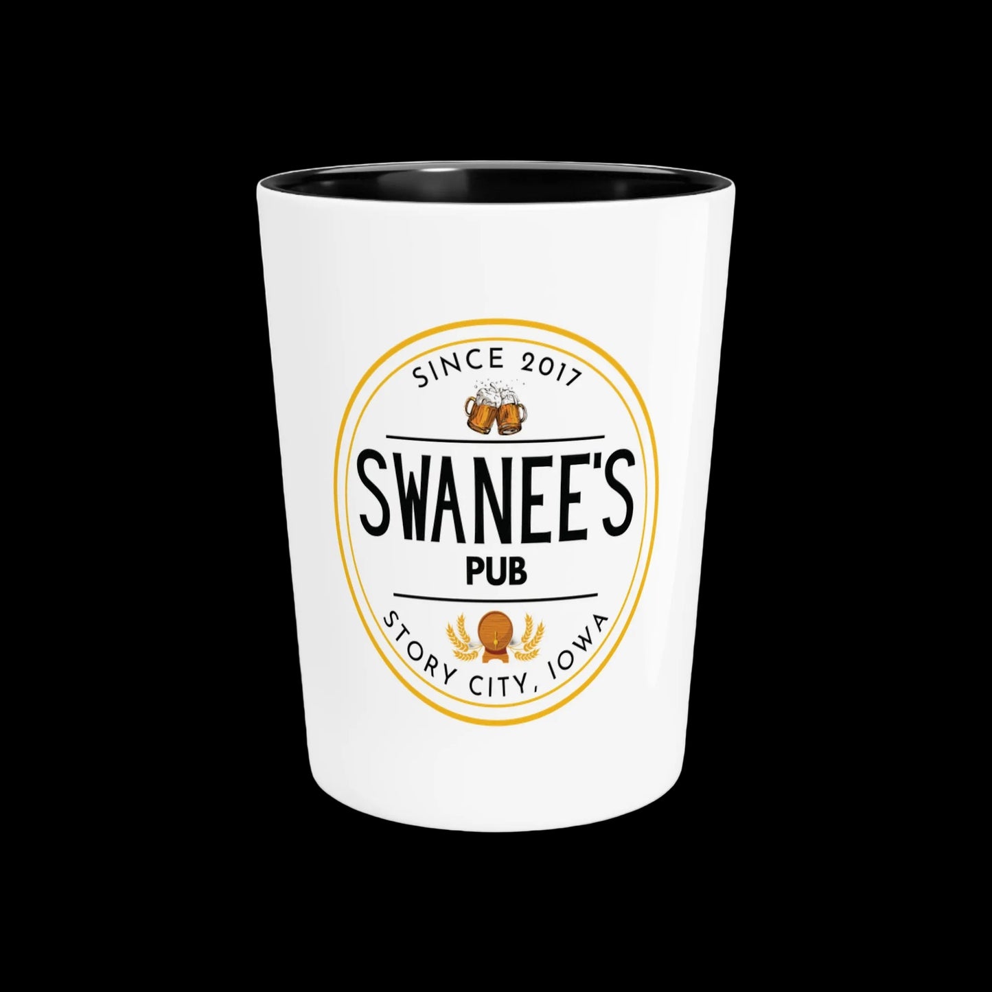 Swanee’s Pub Drinkware | 1.9 oz Ceramic Shot Glass