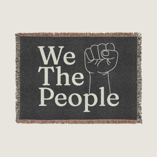 Ravenwood Hollow Home Decor | Woven Blanket | "We the people"